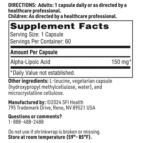 Klaire Labs Alpha Lipoic Acid