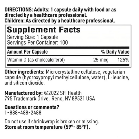 Klaire Labs Vitamin D3+K2